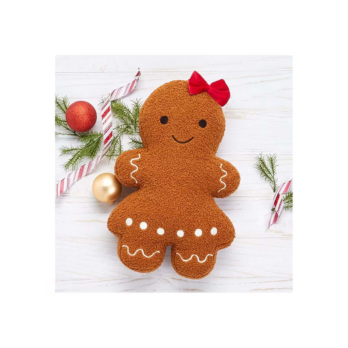 The Lakeside Collection Christmas Shaped Accent Pillows - Snowman | Target