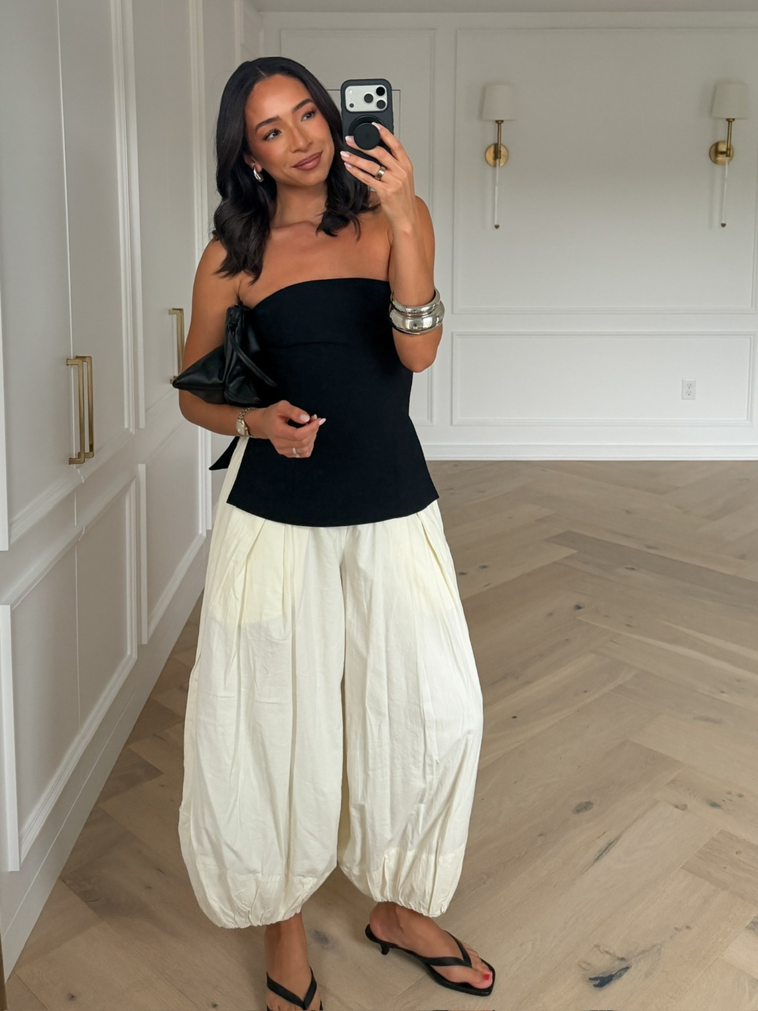 Chic summer dinner outfit! Wearing size 4 black tube top and size XS balloon pants (run big) - Great shape, pockets 🙌🏽, and they’re lightweight enough to wear on super hot days and they’re under $100!!

#LTKootd #LTKSeasonal