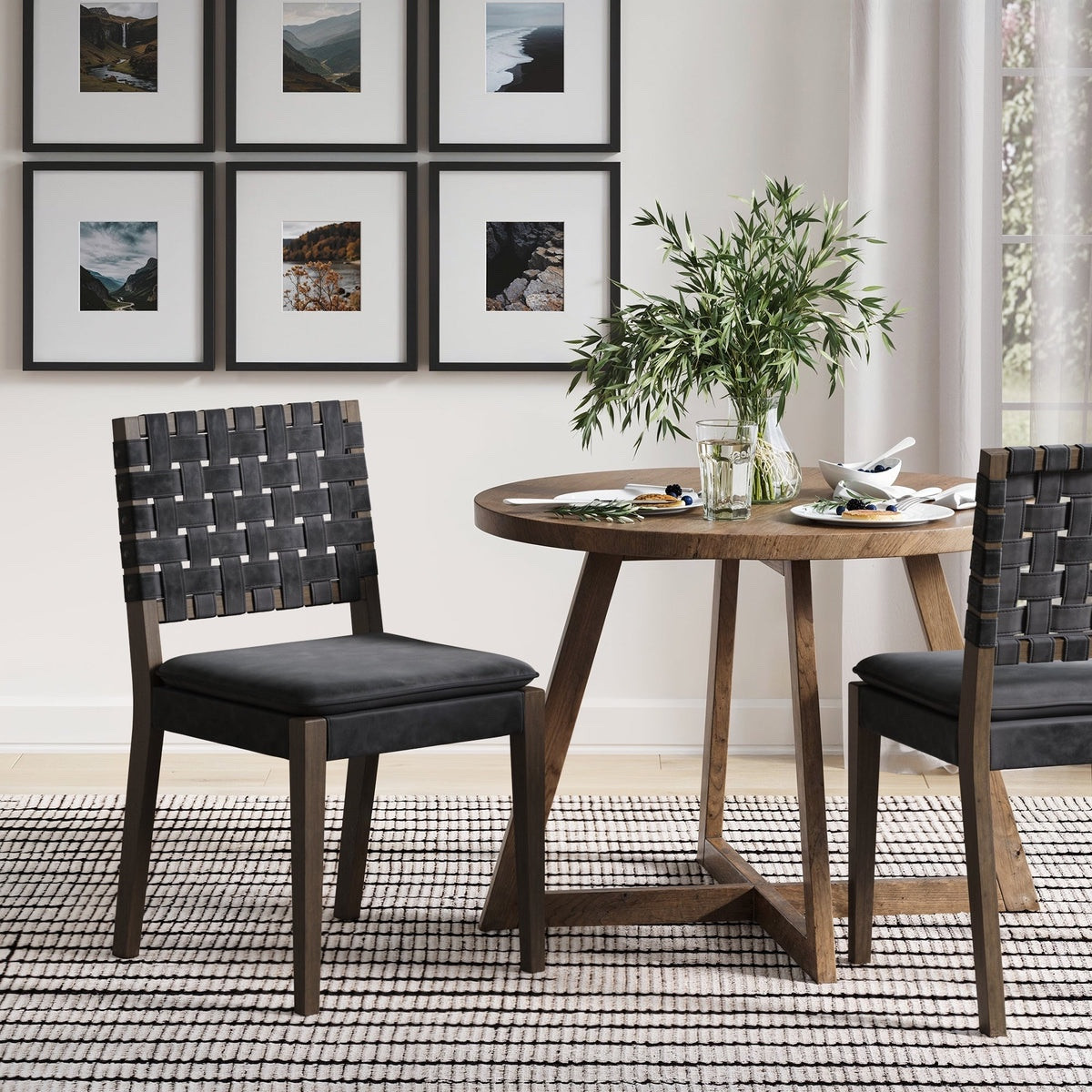 Faux leather dining chairs by Nathan James

We love these cozy dining room chairs that fit with any dining room table style  

#LTKFamily #LTKU #LTKHome