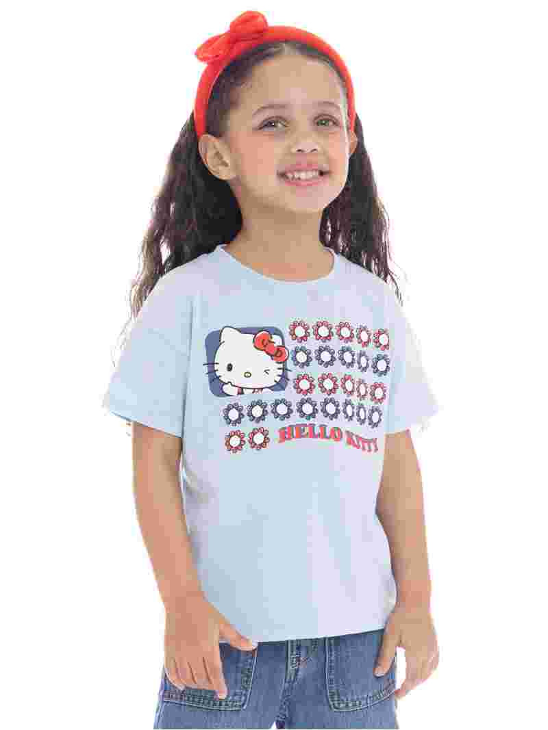 Hello Kitty Toddler Girls Americana Graphic Tee, Sizes 12M-5T | Walmart (US)