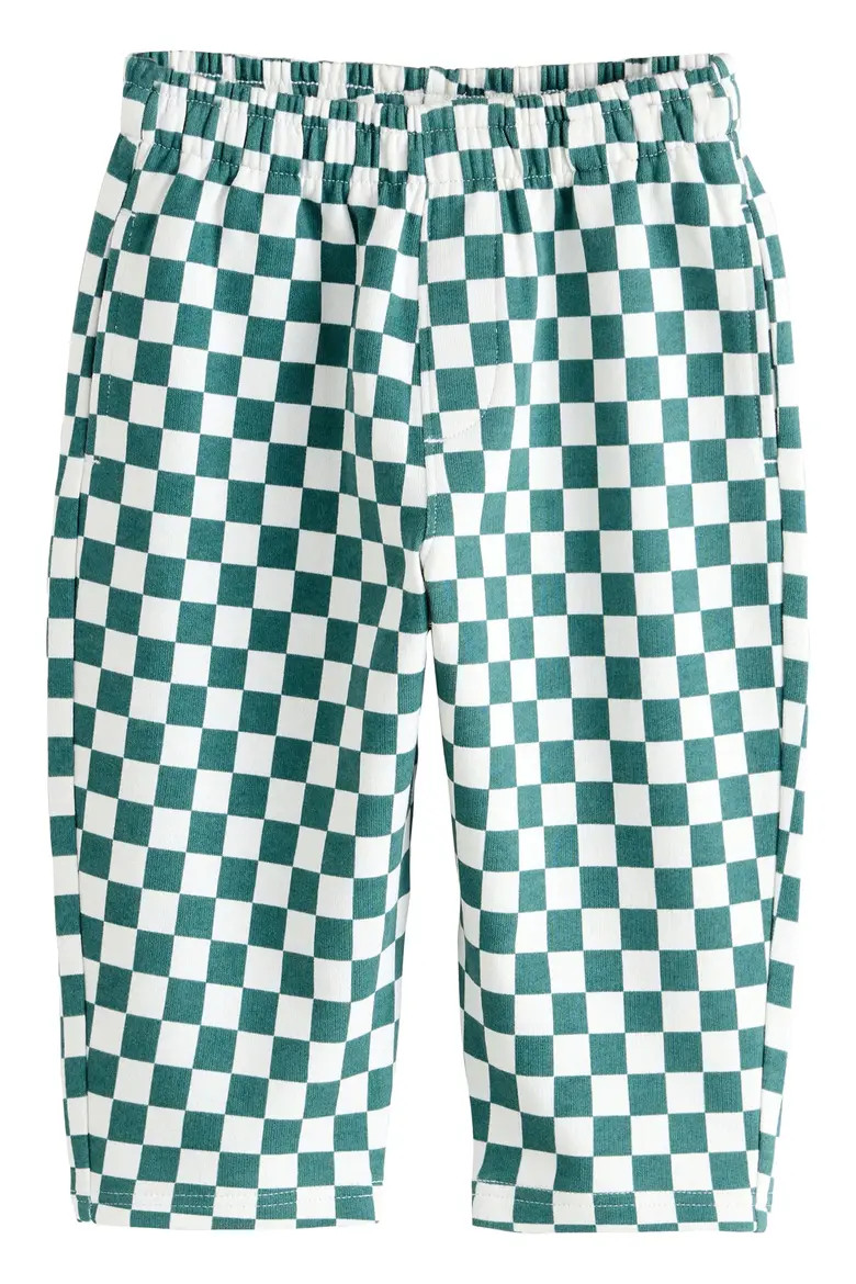 Kids' Check Knit Cotton Drawstring Pants (Men) | Nordstrom | Nordstrom