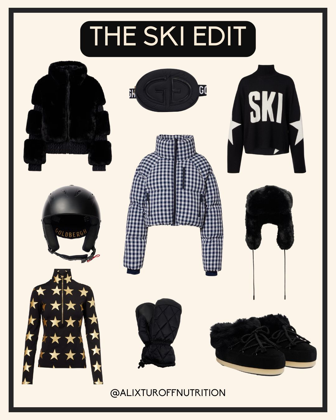 The black ski edit
#apresski 

 #LTKSeasonal #LTKActive #LTKTravel