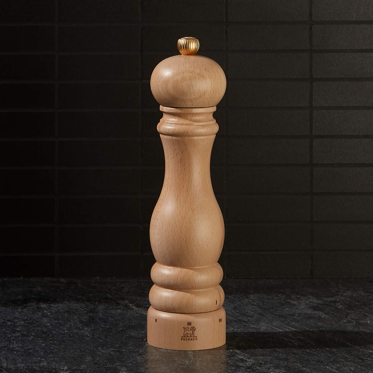 Peugeot Paris 8.75" Natural Pepper Mill + Reviews | Crate & Barrel | Crate & Barrel