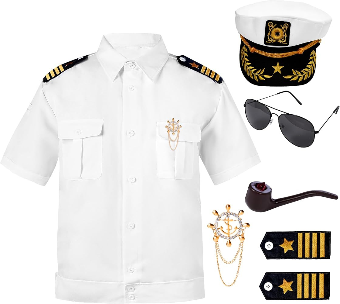 Spooktacular Creations Men Sailor Costume, Halloween Costume Adult, Captain Hook Costume Adult Ma... | Amazon (US)