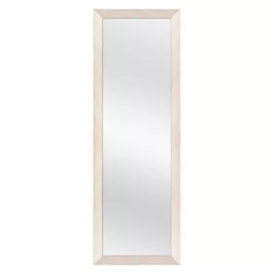 56-Inch x 19-Inch Wedge Over-the-Door Mirror | Bed Bath & Beyond | Bed Bath & Beyond