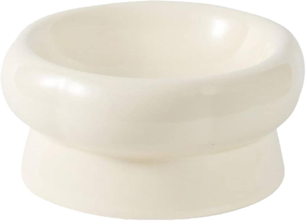 Ceramic cat Bowl high feet to Protect The Cervical Spine cat Food Bowl cat Dog cat Bowl Drinking ... | Amazon (US)