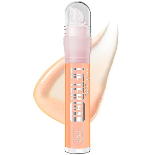 MAYBELLINE Lifter Oil-in-Gel Lip Gloss for Glassy, Bouncy Shine, Hydrating, Tinted Lip Balm and Moisturizer with Hyaluronic Acid and Passionfruit Oil, Passion Juice (Sheer Coral) | Amazon (US)