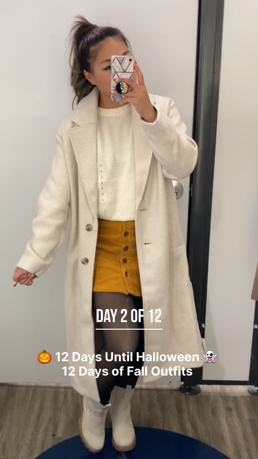 Long coat to mix and math layers this fall ! I got a size small and it runs a little roomy/big.

I plan to wear thick sweaters under, so go up one size if you plan to do the same.

The Sweater runs big as well, I picked Small. It ticks into pants and skits well ✨☁️

#LTKfindsunder100 #LTKstyletip