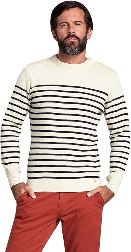 Armor Lux Men's Navy Jumper Molene Heritage Sweater | Amazon (UK)