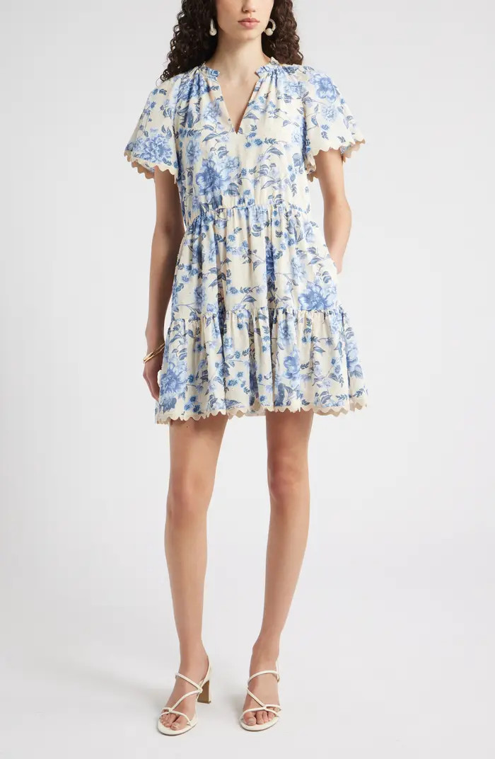 Chelsea28 Floral Print Minidress | Nordstrom | Nordstrom