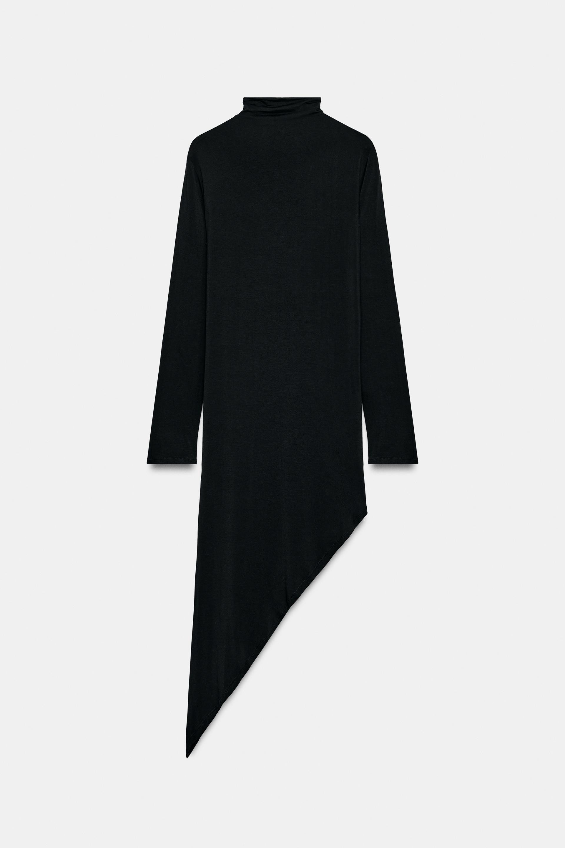 Zara - Asymmetrical Long Top - White - S - Woman | Zara US