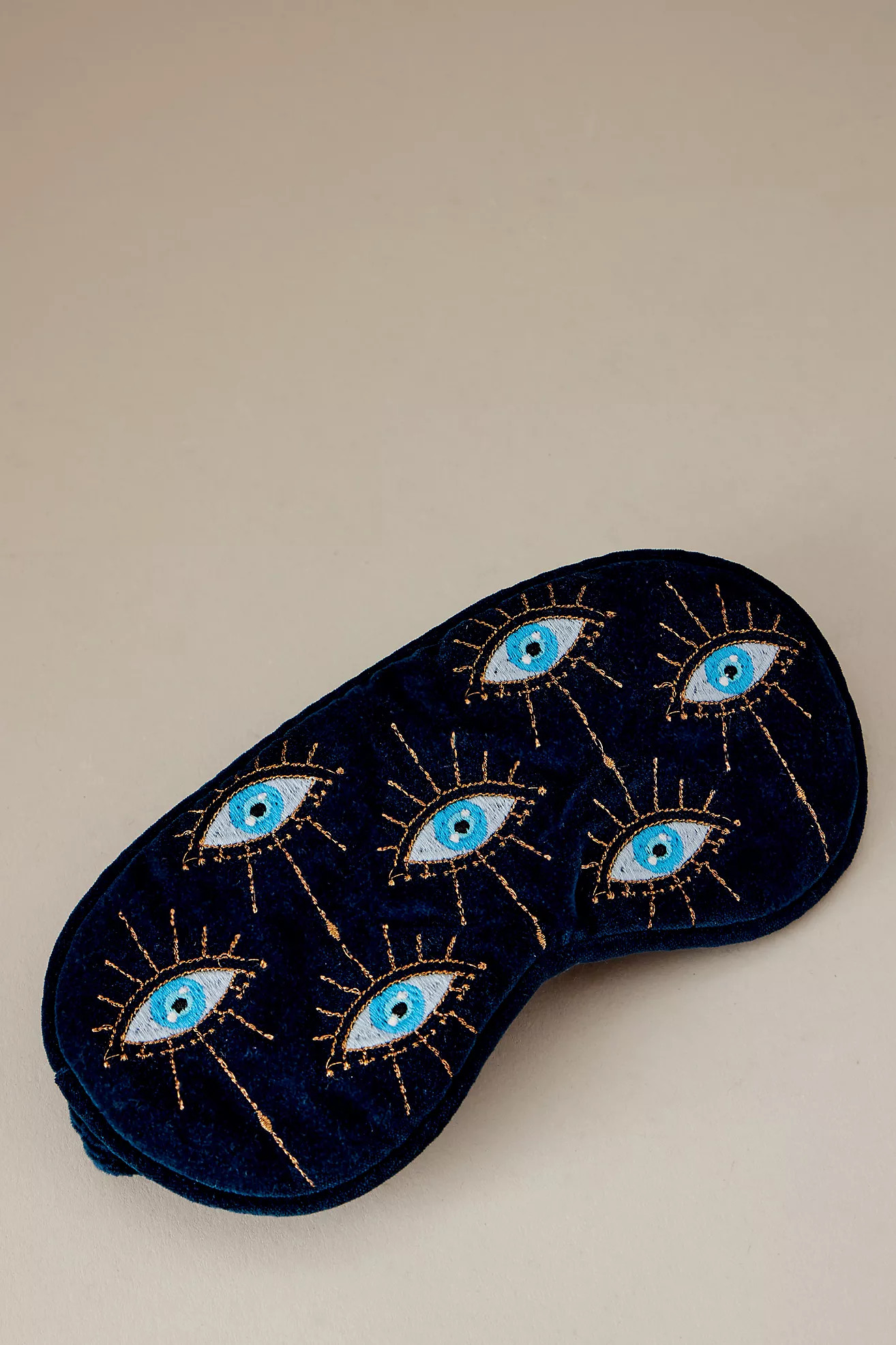 Masque pour les yeux en velours brodé Elizabeth Scarlett pour Anthropologie | Anthropologie (EU)