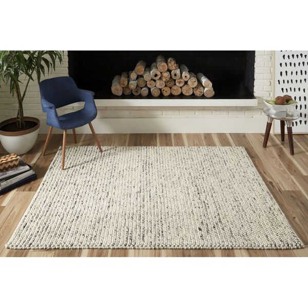 Andes Speckled Ivory Rectangular: 5 Ft. x 7 Ft. Rug | Bellacor