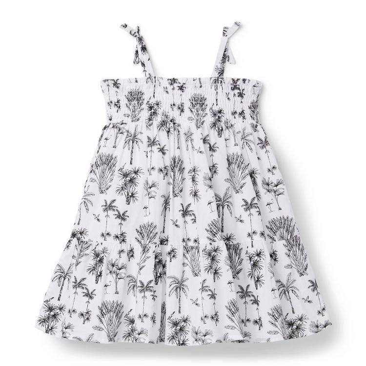 Palm Toile Smocked Dress | Janie and Jack