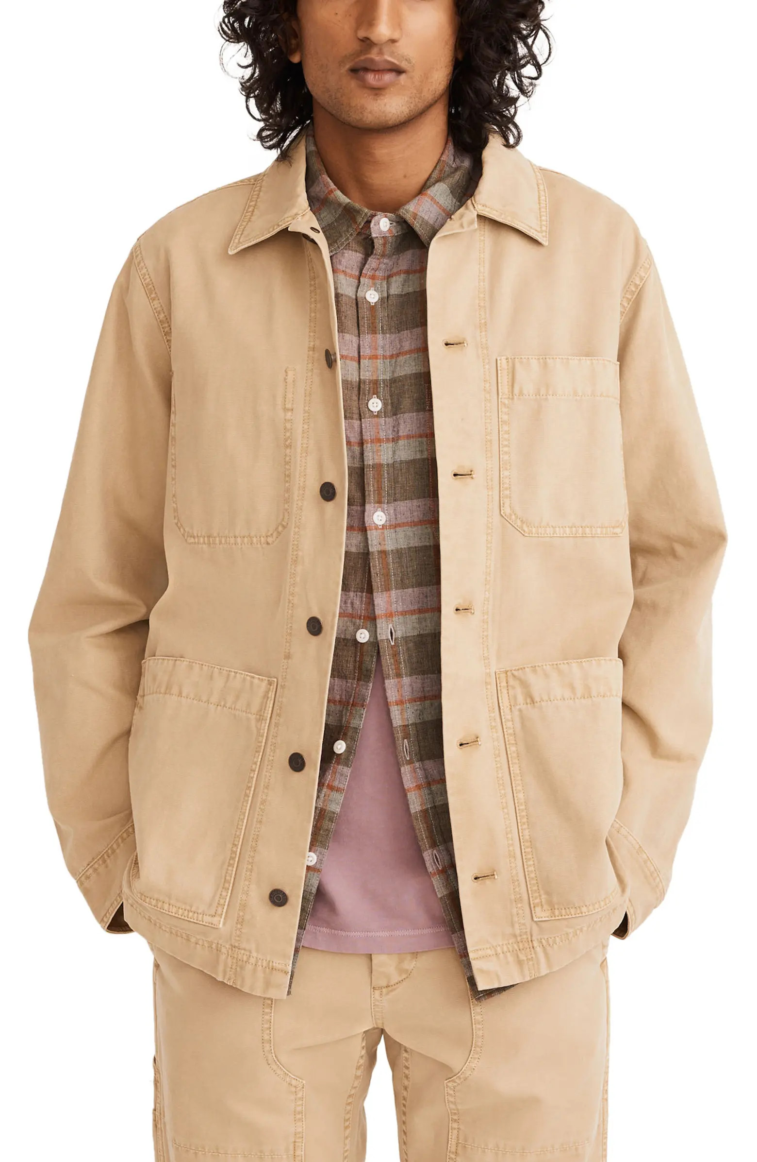 Garment Dyed Lightweight Canvas Chore Jacket | Nordstrom