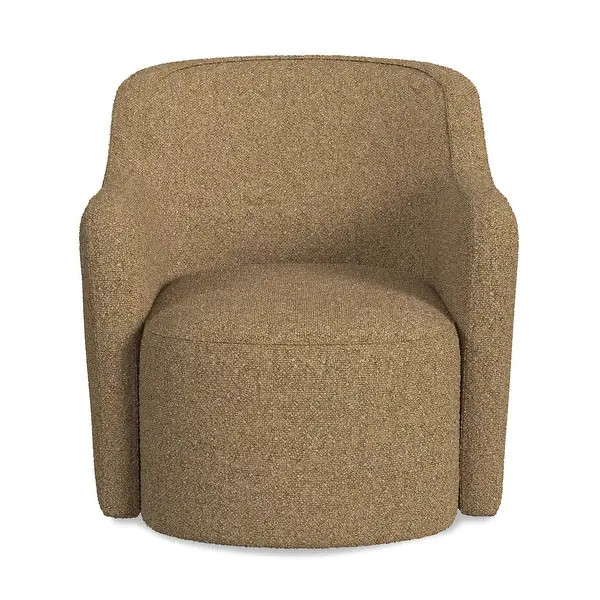 HomePop Upholstered Swivel Accent Chair - Tan Chenille | Bed Bath & Beyond
