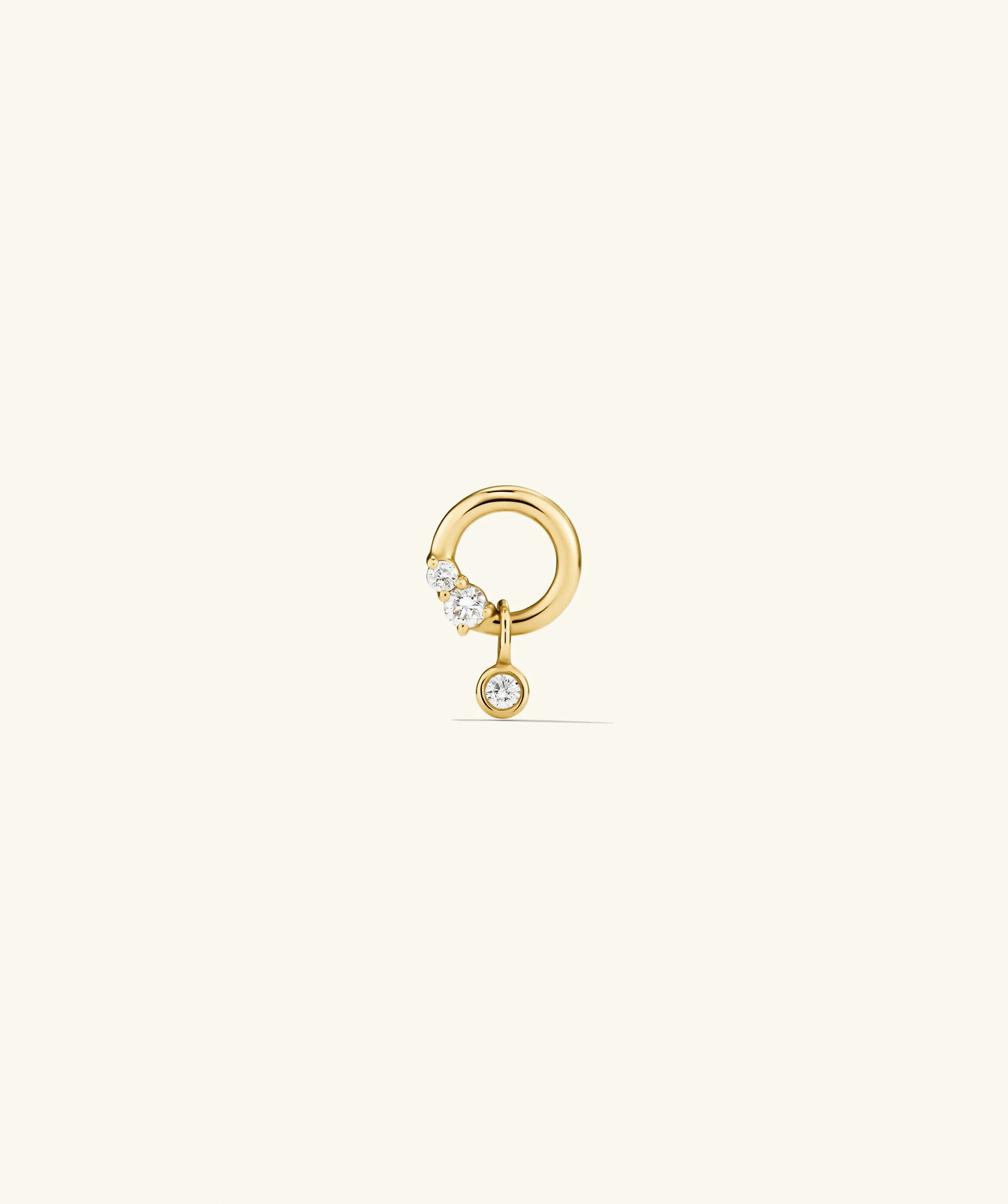 Celeste Lab Grown Diamond Ellipse Stud | Mejuri Fine Crew