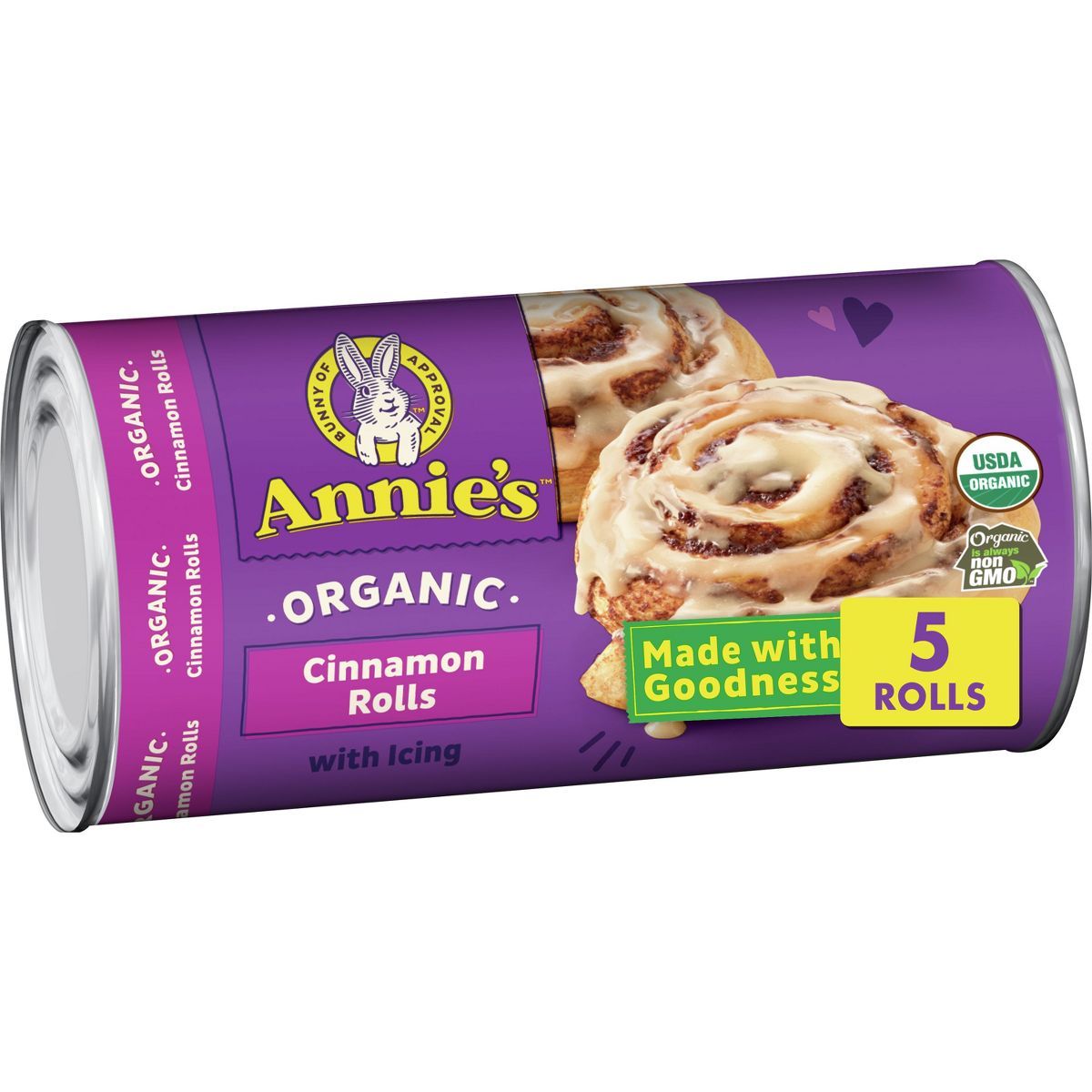 Annie's Organic Cinnamon Rolls with Icing - 17.5oz/5ct | Target
