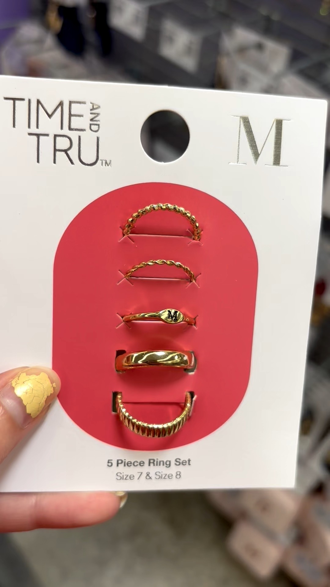 How cute is this ring set? I love how it comes with all different ones. You could stack them and pick your initial!
•
•
#walmart #timeandtru #rings

#LTKStyleTip #LTKFindsUnder50 #LTKU
