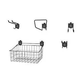 Gladiator Garage Wall Storage Accessory Starter Kit 1 for GearTrack or GearWall GAWA18SKRH - The ... | The Home Depot