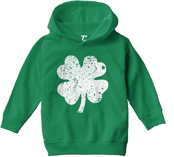 Distressed Four Leaf Clover - Luck Irish Toddler/Youth Fleece Hoodie | Amazon (US)
