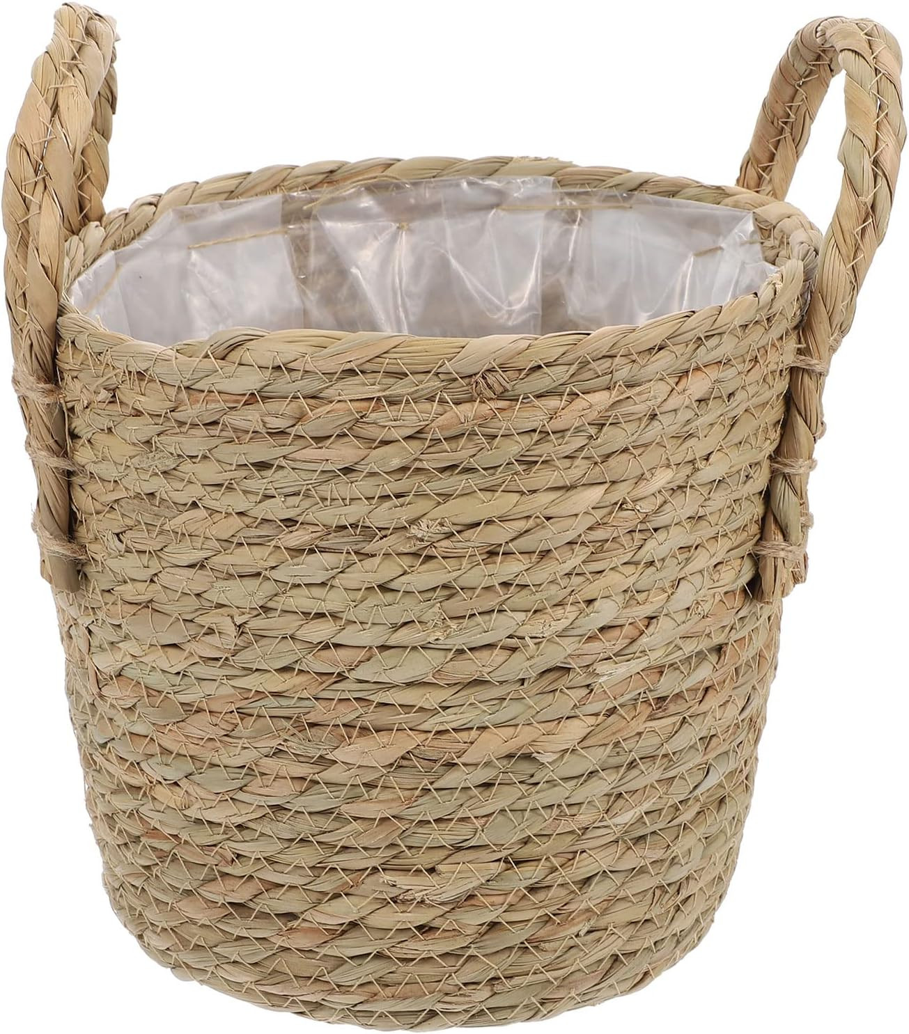 VOSAREA Indoor Flower Pot Simple Decorative Weaving Flowerpot Flower Holder Chic Storage Basket H... | Amazon (US)
