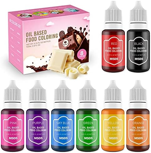 Oil Based Food Coloring Dye for Chocolate Candy Melts Easter Egg - DaCool Cake Color Edible Food Col | Amazon (US)
