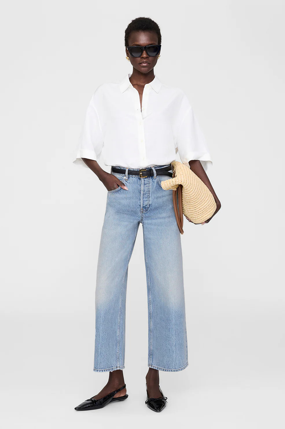 Coco Shirt - Ivory | Anine Bing