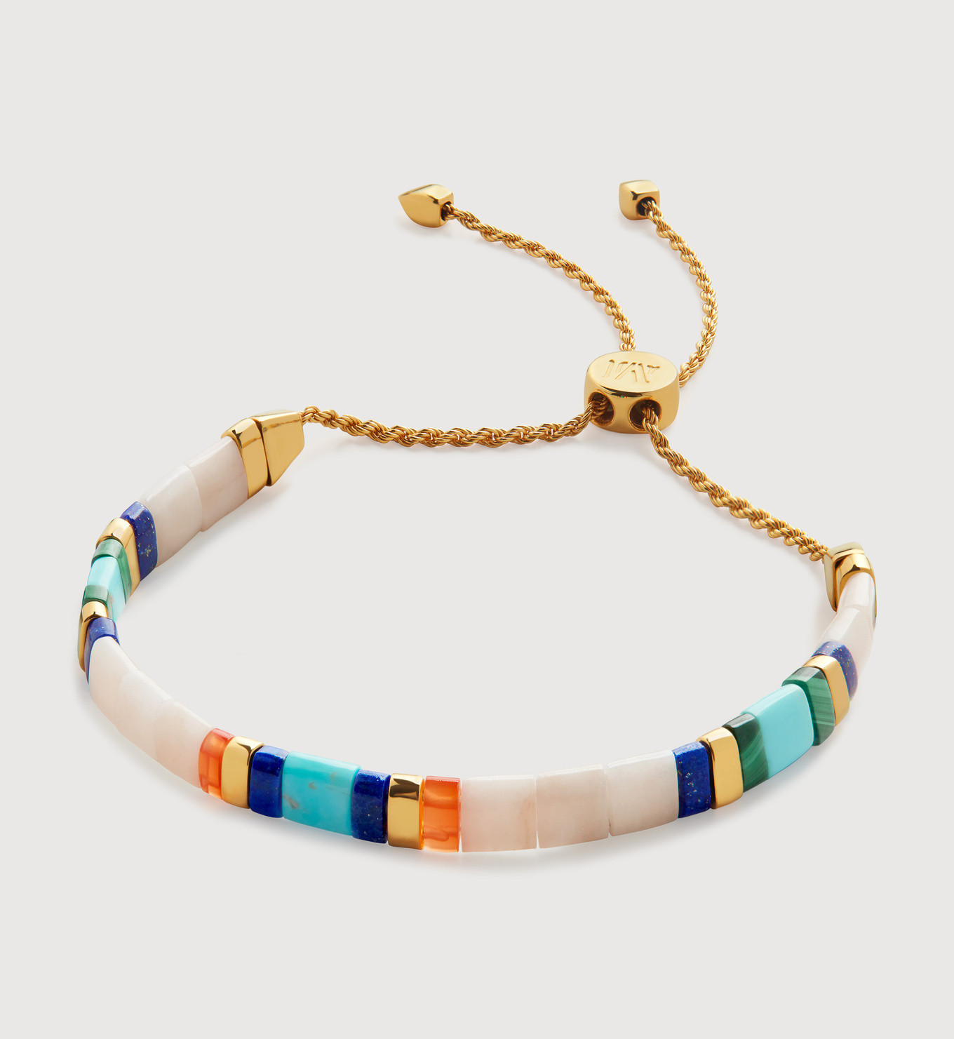 Delphi Multi Gemstone Friendship Bracelet | Monica Vinader (Global)
