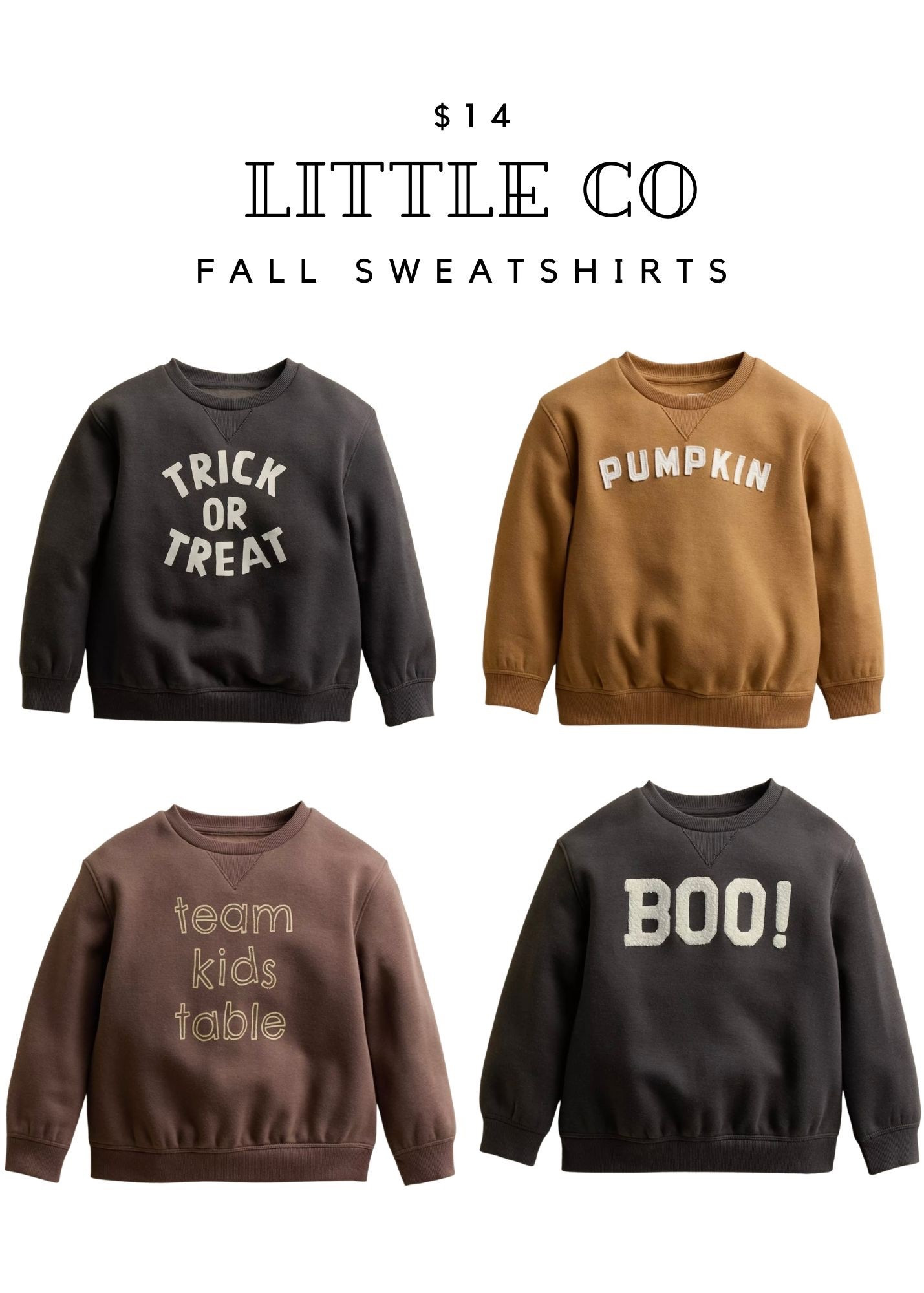 Use code SHOPPER20 to snag these adorable fall sweatshirts for $14!

#LTKKids #LTKFamily #LTKSaleAlert