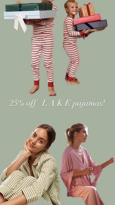 25% off (no code needed) LAKE pajamas! 

#LTKHoliday #LTKsalealert #LTKGiftGuide