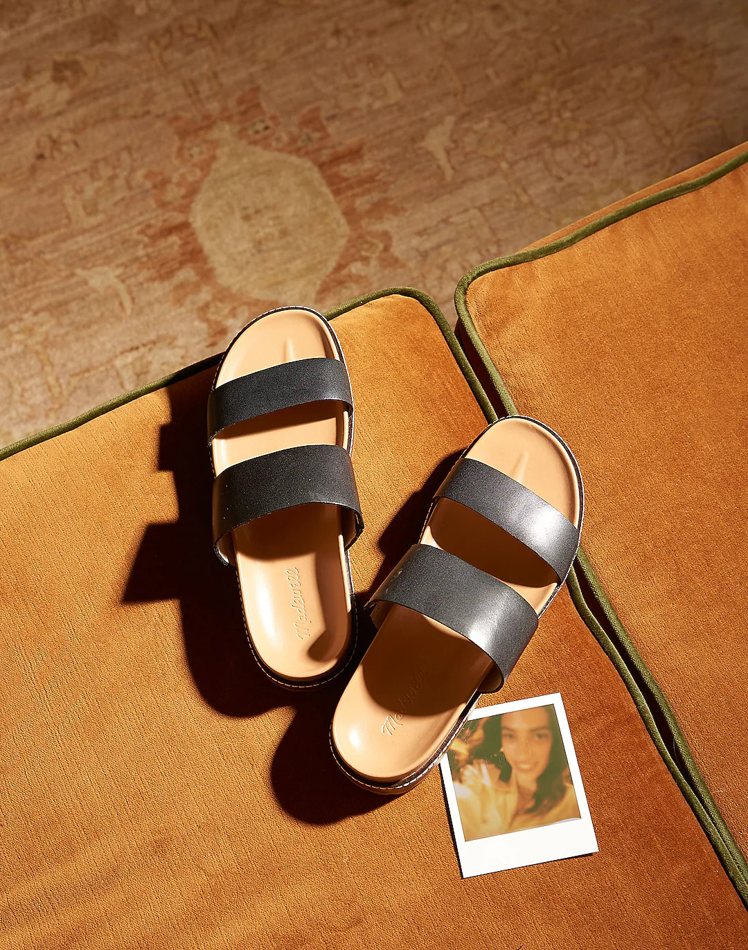 The Charley Double-Strap Slide Sandal | Madewell