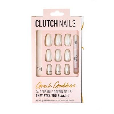 Clutch Nails - Press On Nails - Greek Goddess - 24ct | Target