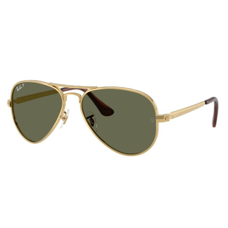Ray Ban Aviator Max Green Polarized Pilot Unisex Sunglasses RB3925 001/58 58 | Jomashop.com & JomaDeals.com