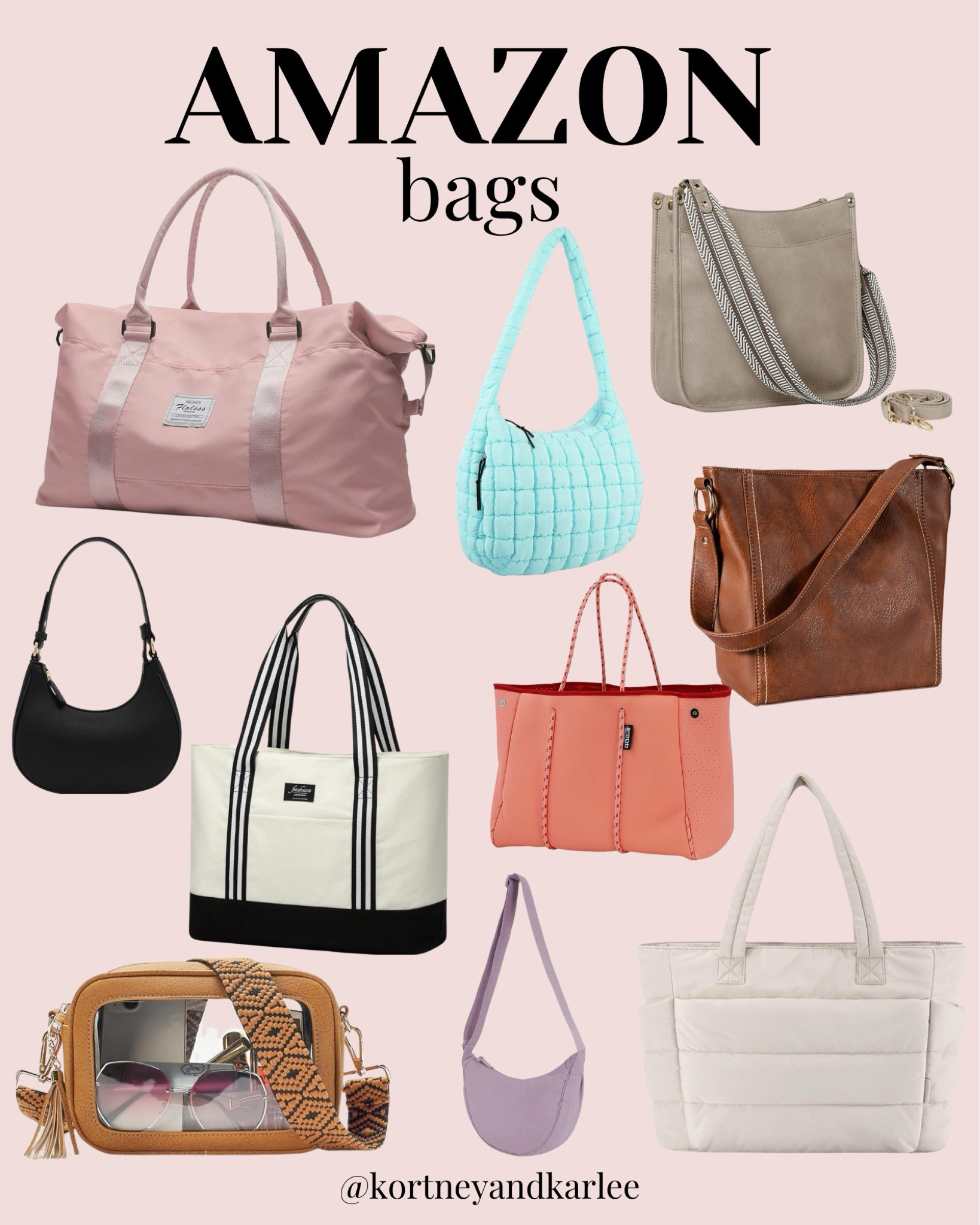 Amazon bags!

Kortney and Karlee | #kortneyandkarlee 

#LTKfindsunder50 #LTKfindsunder100 #LTKstyletip