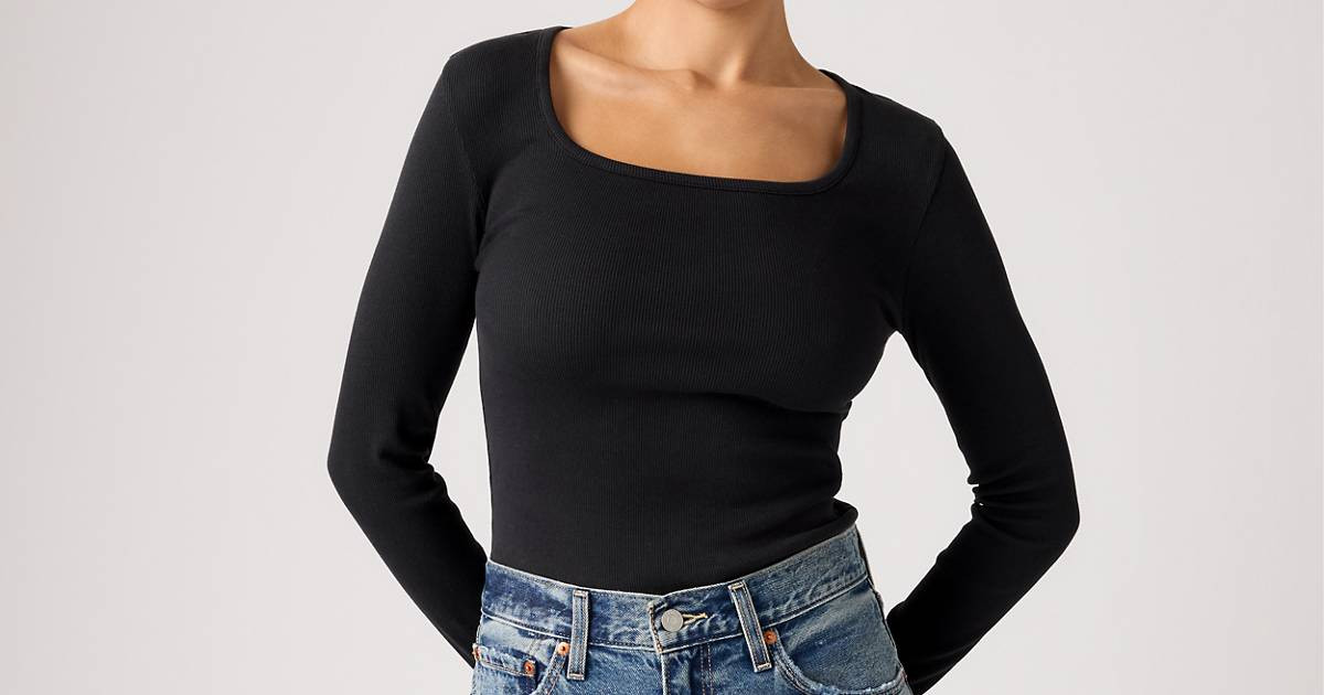 Essential Square Neck Long-sleeve Tee | Levi's US