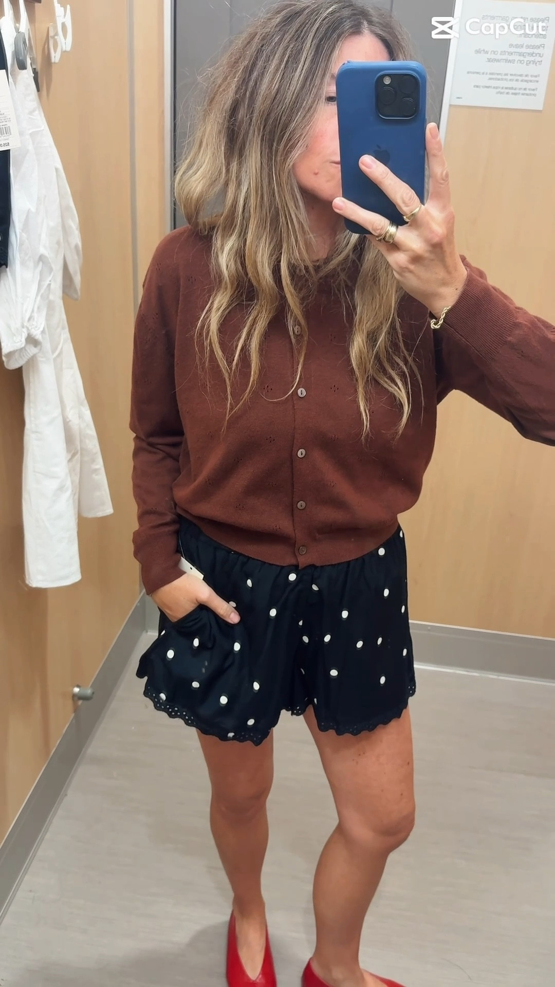 Lace trim shorts! SALE $17.50 🎯