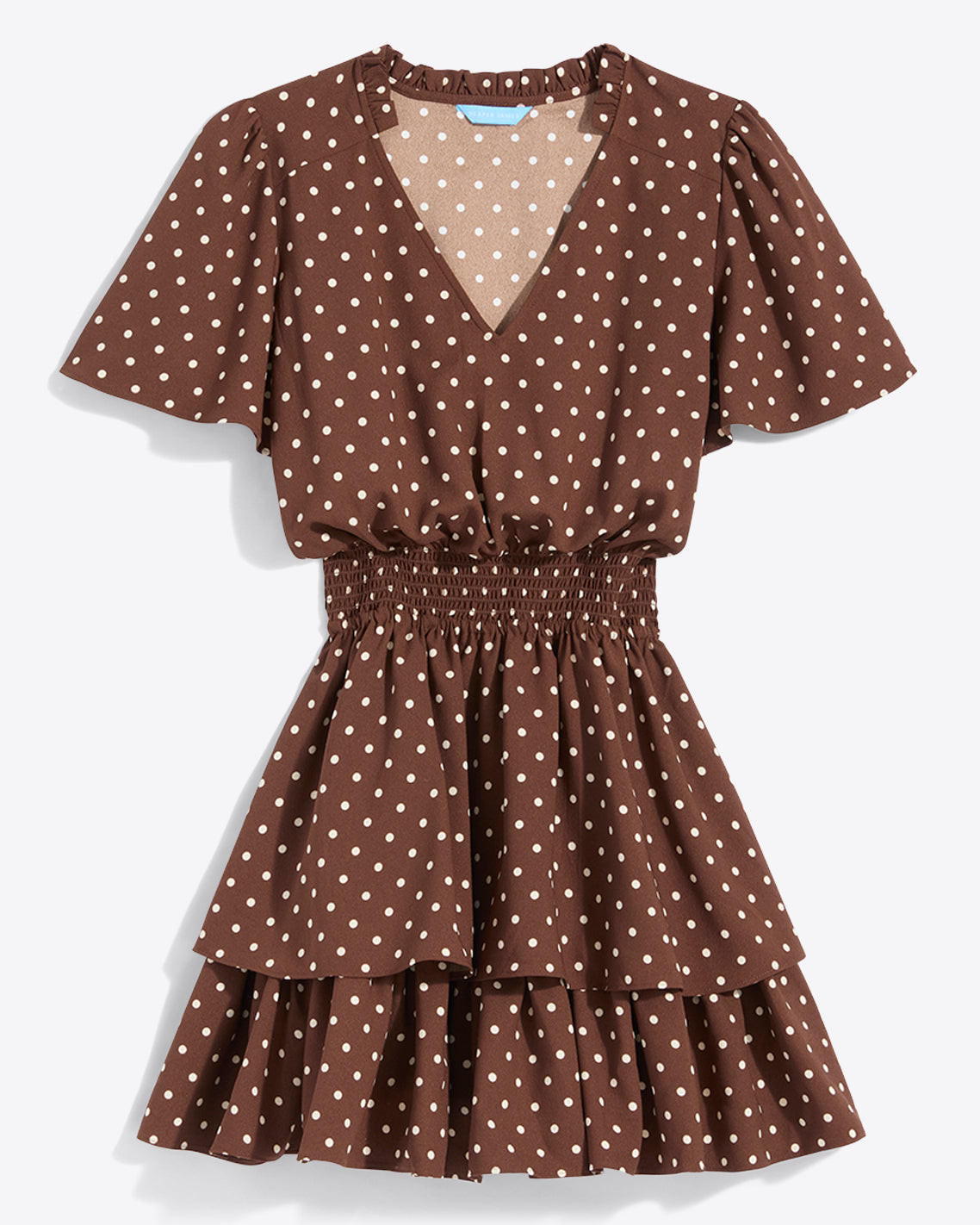 Alana Tiered Dress in Matte Satin | Draper James (US)