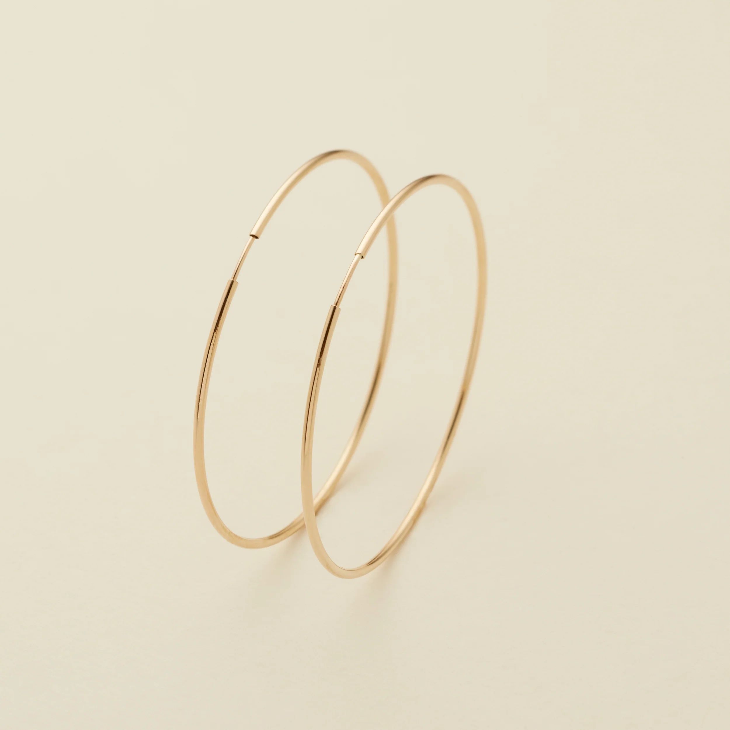 50mm Hoop Earrings | Made by Mary (US)