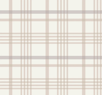 Cozy Brown Plaid Removable Wallpaper