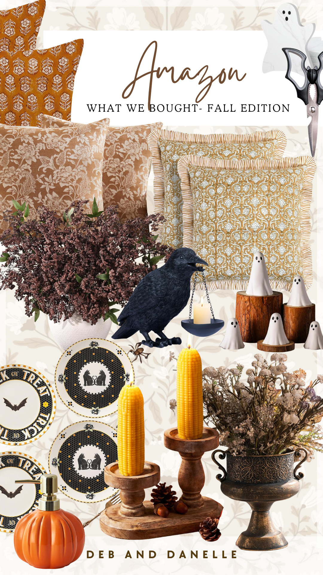 Loving these cute Halloween touches for your home from Amazon! The plates, pillow covers, and decorations are so fun and fit perfectly with fall. 

 #LTKSeasonal #LTKHome