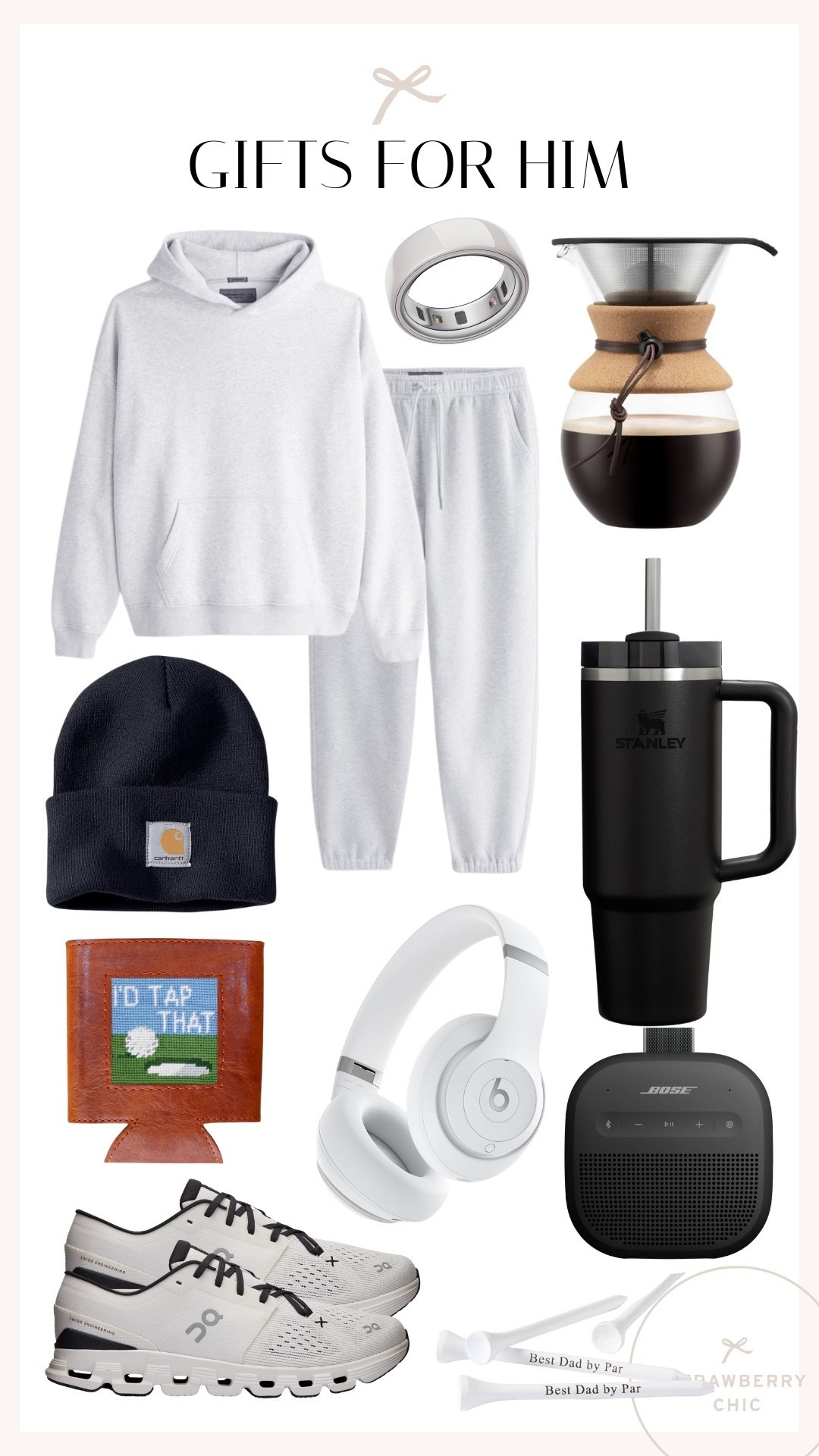 Gifts for him! Shopping for any man in your life made easier by this guide of gifts he would love to open during the holiday! Items like a comfortable lounge set, a new speaker, and everyone’s favorite Stanley cup! 

#LTKGiftGuide #LTKHoliday #LTKSeasonal
