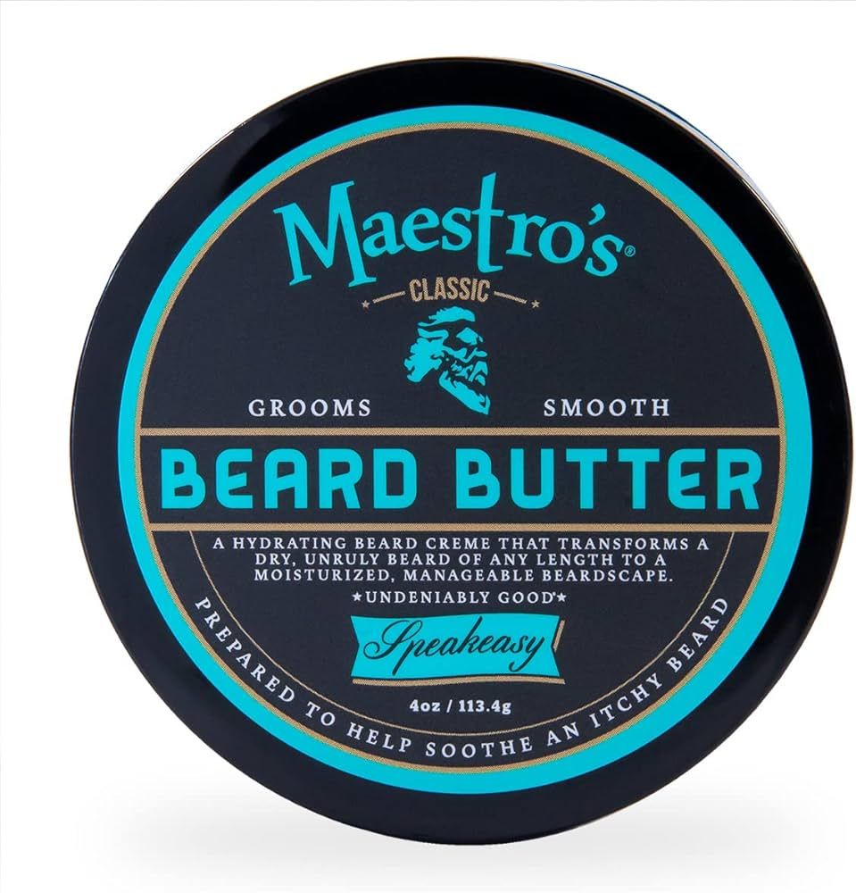 Maestro's Classic BEARD BUTTER | Anti-Itch, Extra Soothing, Hydrating Beard Creme For All Beard T... | Amazon (US)