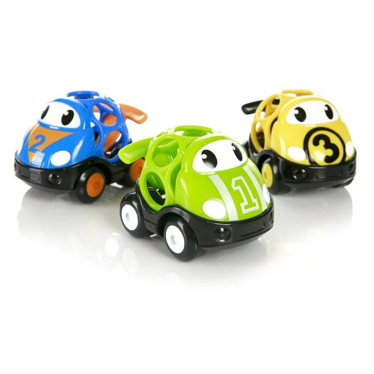 Bright Starts Go Grippers Push Vehicles – Race Car 3 Piece Set, Ages 6 months + | Walmart (US)