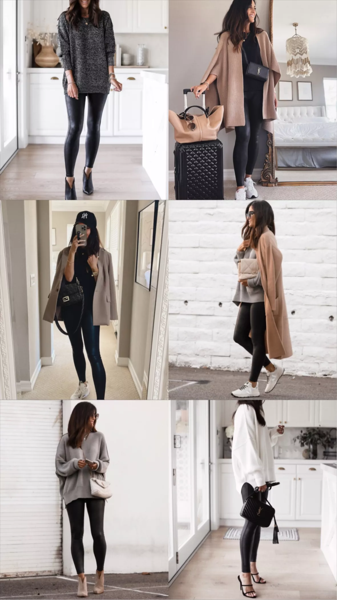 stylinbyaylin on LTK  Outfits with leggings, How to style leather