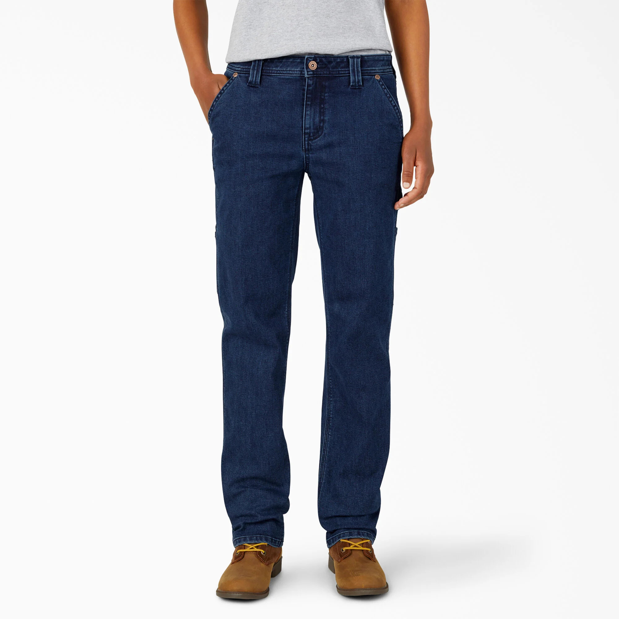Women's FLEX Relaxed Fit Carpenter Jeans | Dickies US | Dickies