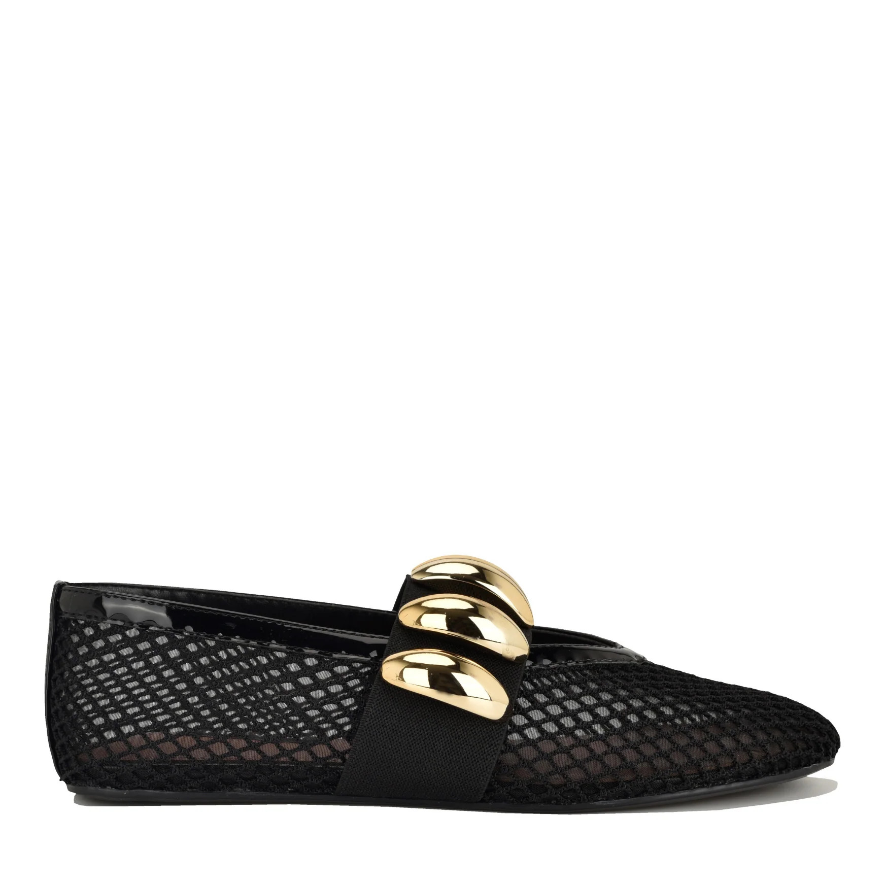 Women's Dorra Mesh Mary Jane Ballet Flats - Black Mesh | Nine West | Nine West (US)