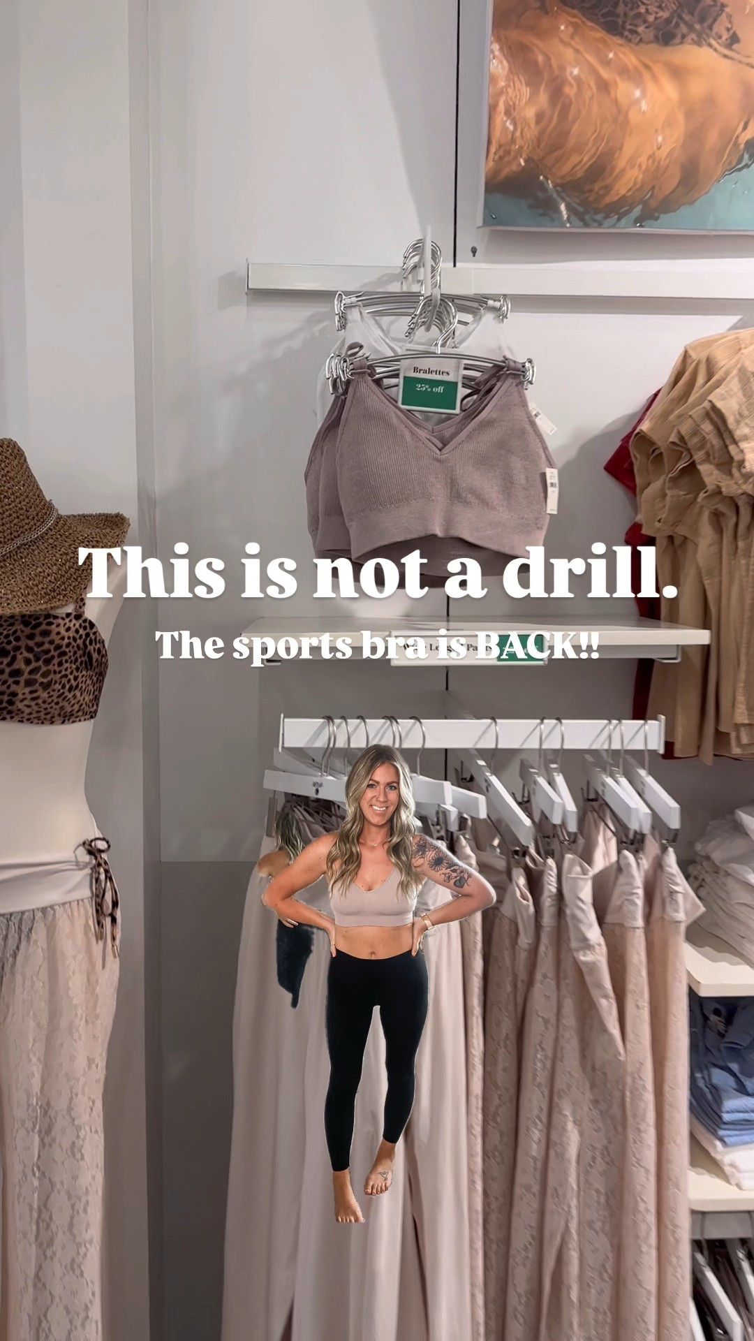 THE sports bra is back & in 4 colors! 
Wearing a large 

#LTKSaleAlert #LTKActive #LTKMidsize