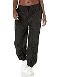 The Drop Women's Black Sport Nylon Track Joggers by @amazonthedrop, S | Amazon (US)