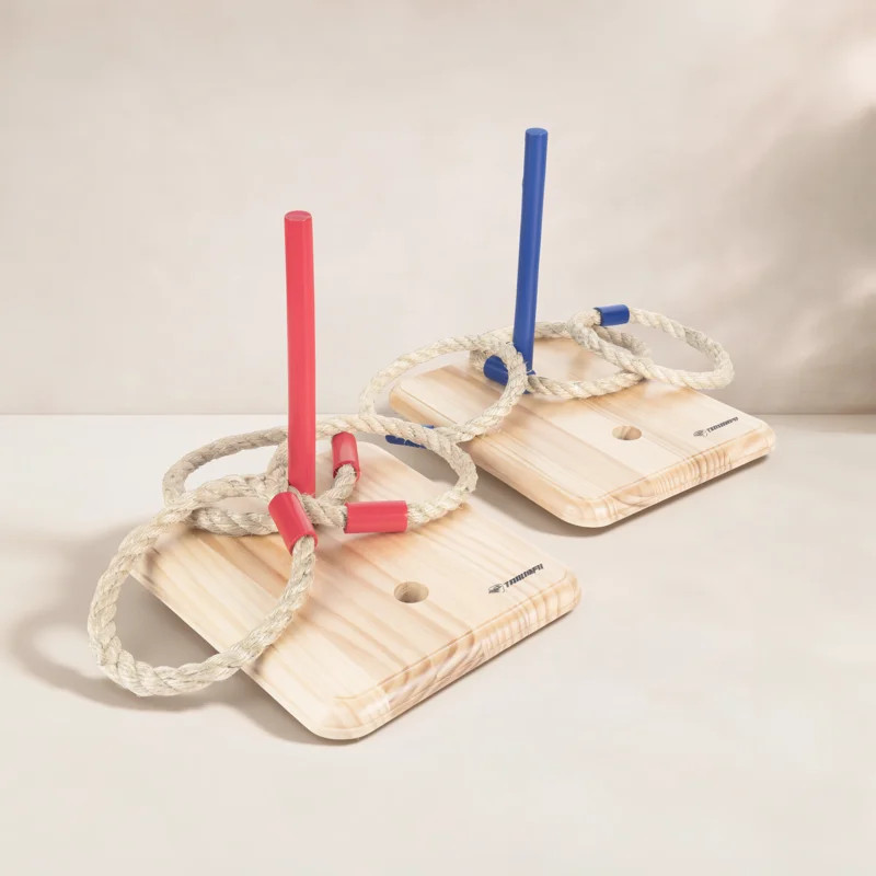 Birch Lane™ Solid Wood Washer And Ring Toss | Wayfair North America